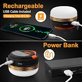 Flintronic Camping Lantern USB Rechargeable 1800mAh Magnetic Base IP43 view 5