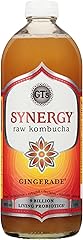 GTs Enlightened Synergy Organic and Raw Kombucha, Gingerade, 48 oz