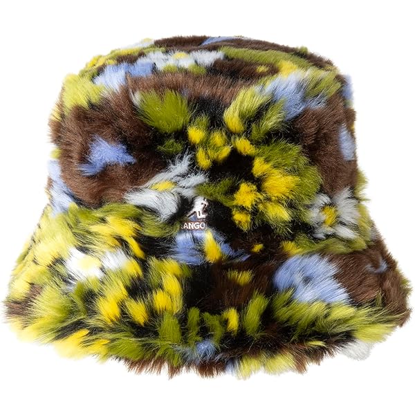 Kangol Faux Fur Casual - Camo Flower/S Bucket Hat at Amazon