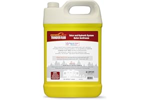 CENTURY CHEMICAL Century Heat Transfer Fluid, Non-Corrosive, Non-Toxic Propylene Glycol RV Antifreeze for Heating Systems | Ready to Use | Recomended by Aqua-Hot, Oasis & Timberline. - Yellow (1 Gallon)