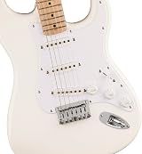 Fender Squier Sonic Stratocaster HT Electric Guitar Arctic White Maple view 7