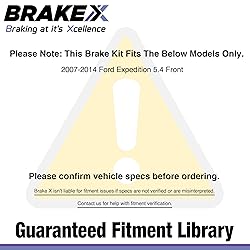 [Front] Brake X Replacement Brake Rotors Kit