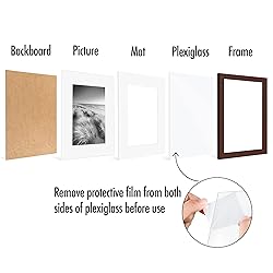 Americanflat 8x10 Picture Frame Set of 5 in