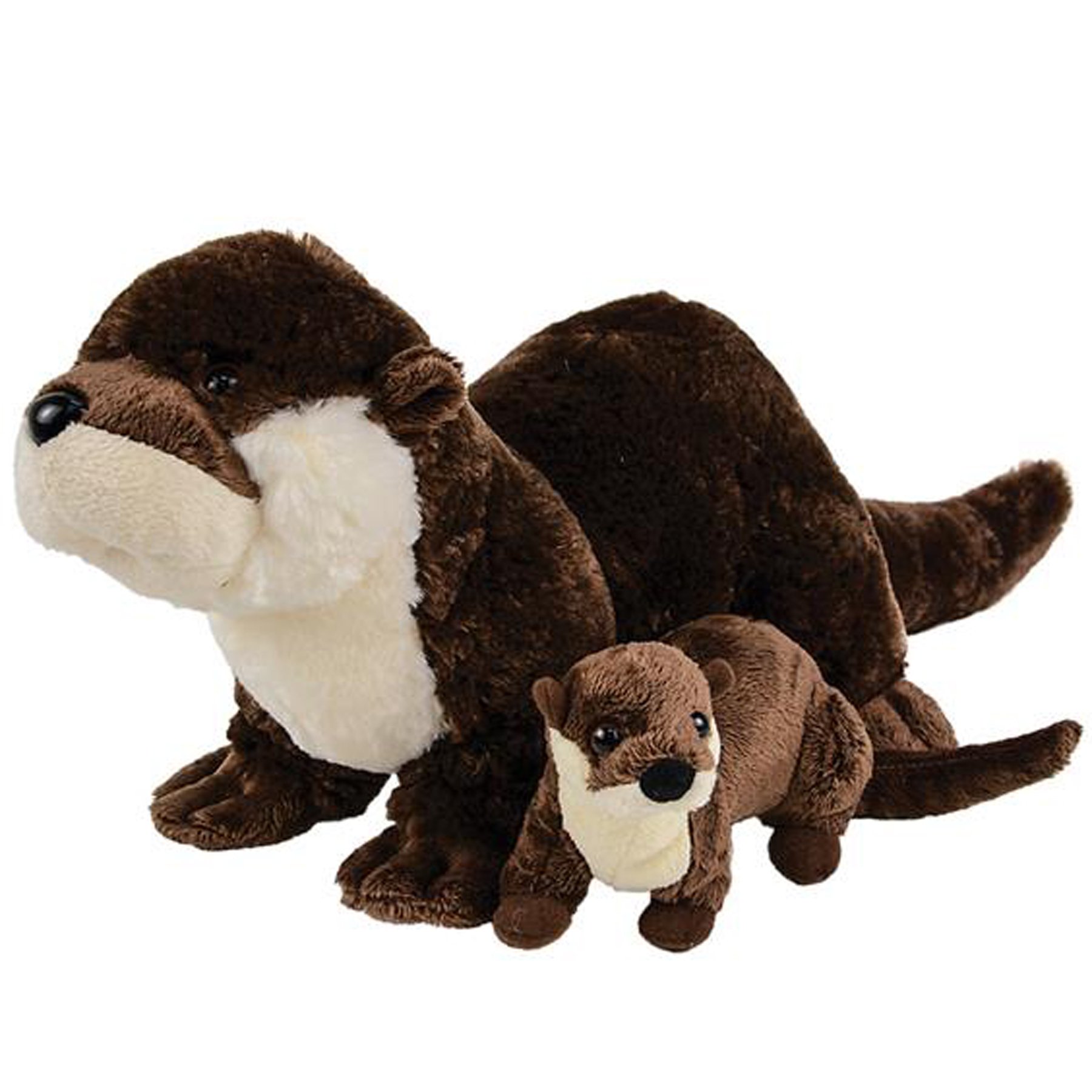 Adventure Planet Birth of Life River Otter with Baby Plush Toy 12.5