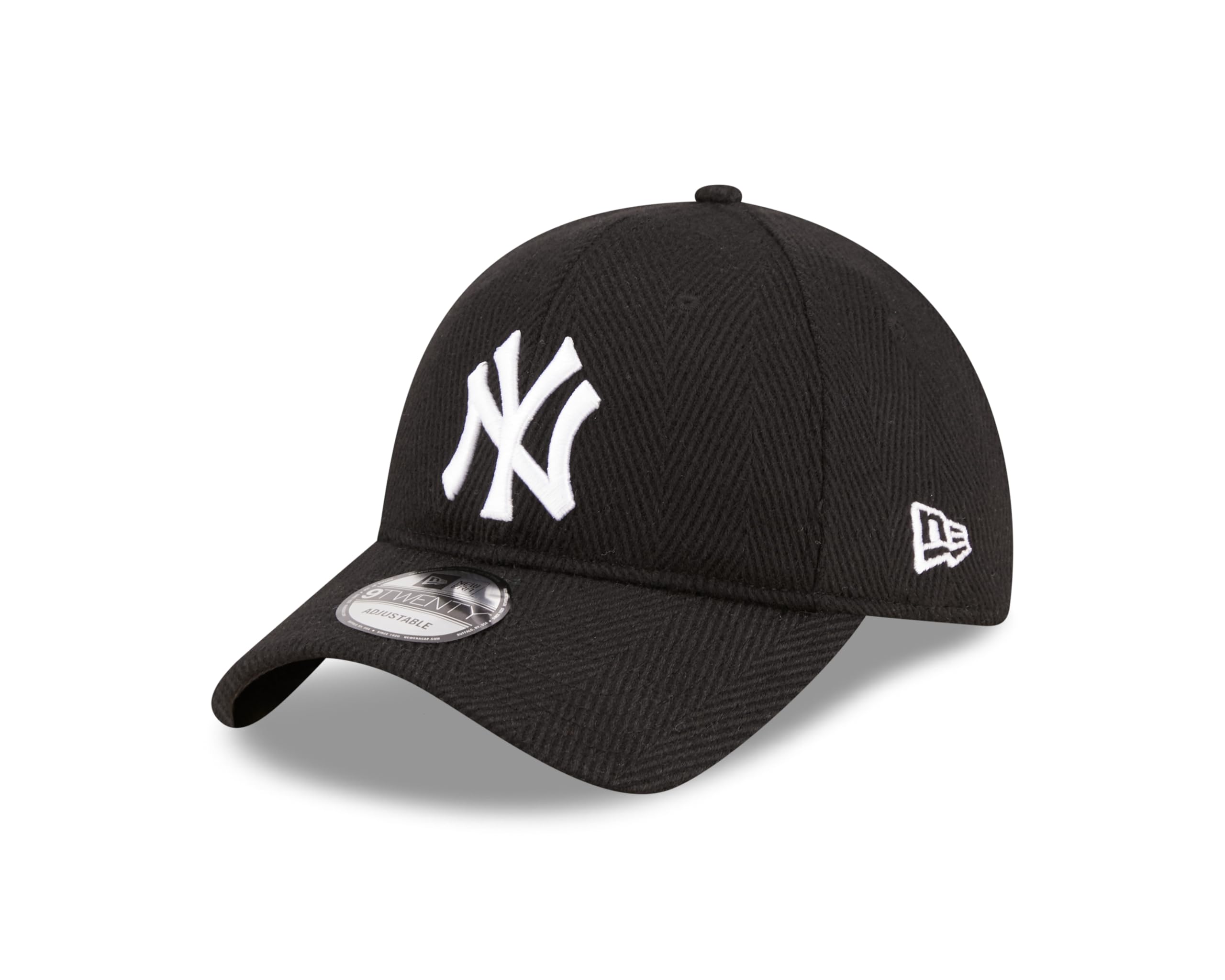 New Era Adult's 9Twenty MLB New York Yankees Herringbone 9Twenty Baseball Cap Black