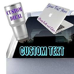 Personalized Custom Font Name Decal Sticker