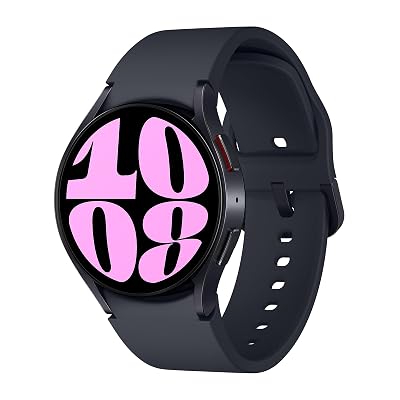 Samsung Galaxy Watch 6 40mm LTE Smartwatch, Fitness Tracker, Personalized HR Zones, Advanced Sleep Coaching, Heart Monitor, BIA Sensor for Health Wellness Insights, Big Screen, US Version, Graphite