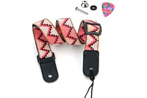 BestSounds Weave Ukulele Strap LT002 Genuine Leather Bohemian Style Ukulele Shoulder Strap