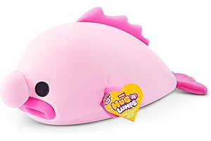 Hug-A-Lumps Blob Fish Bob by ZURU, Small, 1.65 lbs, Cuddly Squishy Weighted Plush, Sleeping Pillow Plush, Stuffed Animal (Blob Fish)