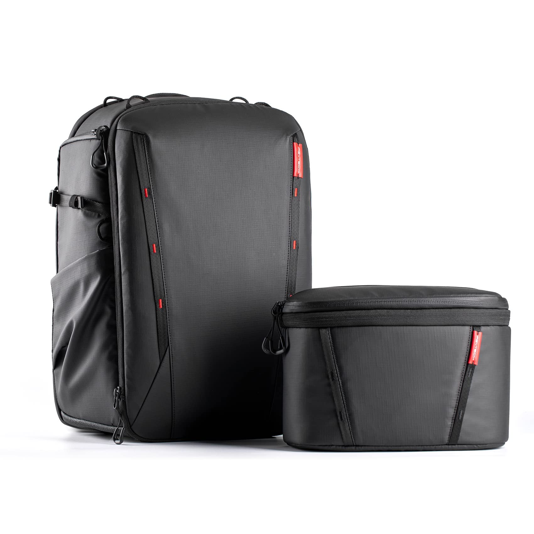 PGYTECH OneMo 2 25L-33L Mochila para cámara con Bolsa de Hombro para fotógrafos, Bolsa Impermeable para cámara Grande para Canon/Nikon/Sony/Dji Drone/portátil/trípode, Negro