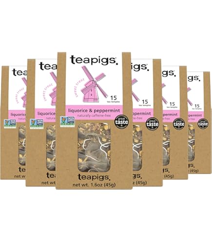 The Republic Of Tea – Beauty Brain Beautifying Botanicals Lemon Balm Kiwi Tea, 36 Tea Bags, Herbal Blend, Caffeine Free, Gluten Free
