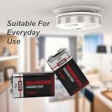 Warriors 9V Alkaline Battery 6LR61 Long Lasting 9 Volt Battery 1604D MN1604 view 5