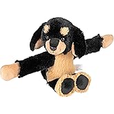 Wild Republic Huggers Dachshund, Stuffed Animal, 8 inch, Plush Toy, Fill is Spun Recycled Water Bottles