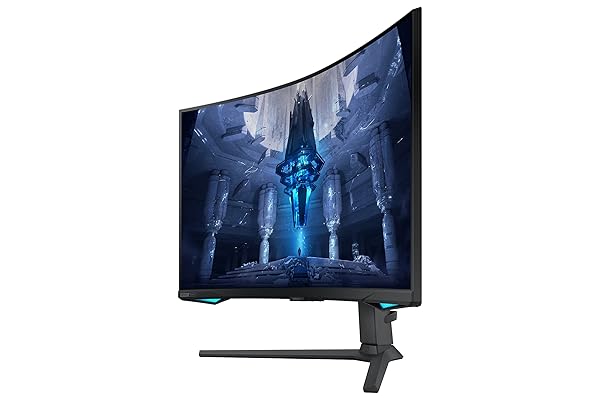 SAMSUNG 32″ ODYSSEY NEO G7 4K UHD 165HZ 1MS G-SYNC 1000R CURVED GAMING MONITOR, QUANTUM HDR2000, AMD FREESYNC PREMIUM PRO, ULTRAWIDE GAME VIEW, DISPLAYPORT, HDMI, HEIGHT ADJUSTABLE STAND, BLACK