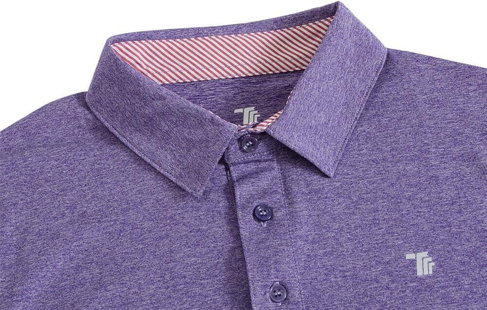 JINSHI Men's Athletic Shirts Sports Polo T-Shirts Short Sleeve Classic Golf Polo Shirt: Clothing