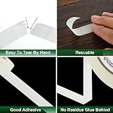 LOLYSIC 15mm x 50m Masking Tape 12 Rolls White Low Tack Painter Tape view 6