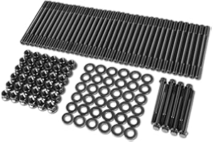 DNA MOTORING Cylinder Head Studs Kit Compatible with 2001-2016 Chevy GMC 6.6L Duramax Turbo Diesel Engines, LEPOW-117