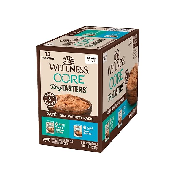 WELLNESS CORE TINY TASTERS PATE VARIETY PACK ADULT...