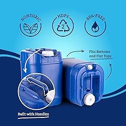 Saratoga Farms 5-Gallon Stackable Water Storage
