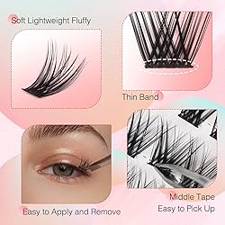 C D Curl lash Clusters 84 Pcs Clusters Lashes