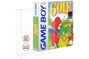 YOYOBUBU Video Game Protector Compatible for Game Boy, Game Boy Color & Game Boy Advance Boxes – Clear Plastic Sleeve Case – 15 Pack