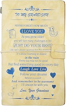 Amazon Com Handmade Writing Journal Notebook Travel Journal Daily Notepad Refillable Diary Personalized Gifts For Kids Grandma To Grandson Office Products handmade writing journal notebook travel journal daily notepad refillable diary personalized gifts for kids grandma to grandson