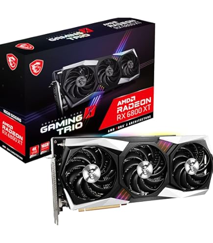 Amazon.com: MSI Gaming AMD Radeon RX 6800 XT 16GB GDRR6 256-bit