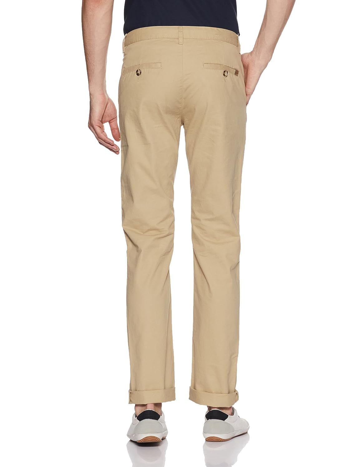 peter england men's chino casual trousers