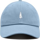 faire broderie Pine Tree Baseball Cap Embroidered Cotton Adjustable Dad Hat