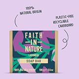 Faith In Nature Lavender Hand Soap Bar 100g Vegan Cruelty Free No SLS view 5
