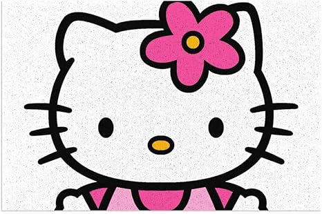 Amazon ハローキティの可愛い壁紙 玄関マット 屋外 屋内 薄型 おしゃれ かわいい 泥落とし 洗える 滑り止め ドアマット 業務用 家庭用 玄関マット オンライン通販