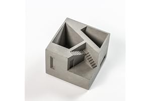 NINEXY Silicone Concrete Flower Pot Molds,Industrial Building Design Succulent Plant Molds Cement Clay Moulds Home Office Desk Decor