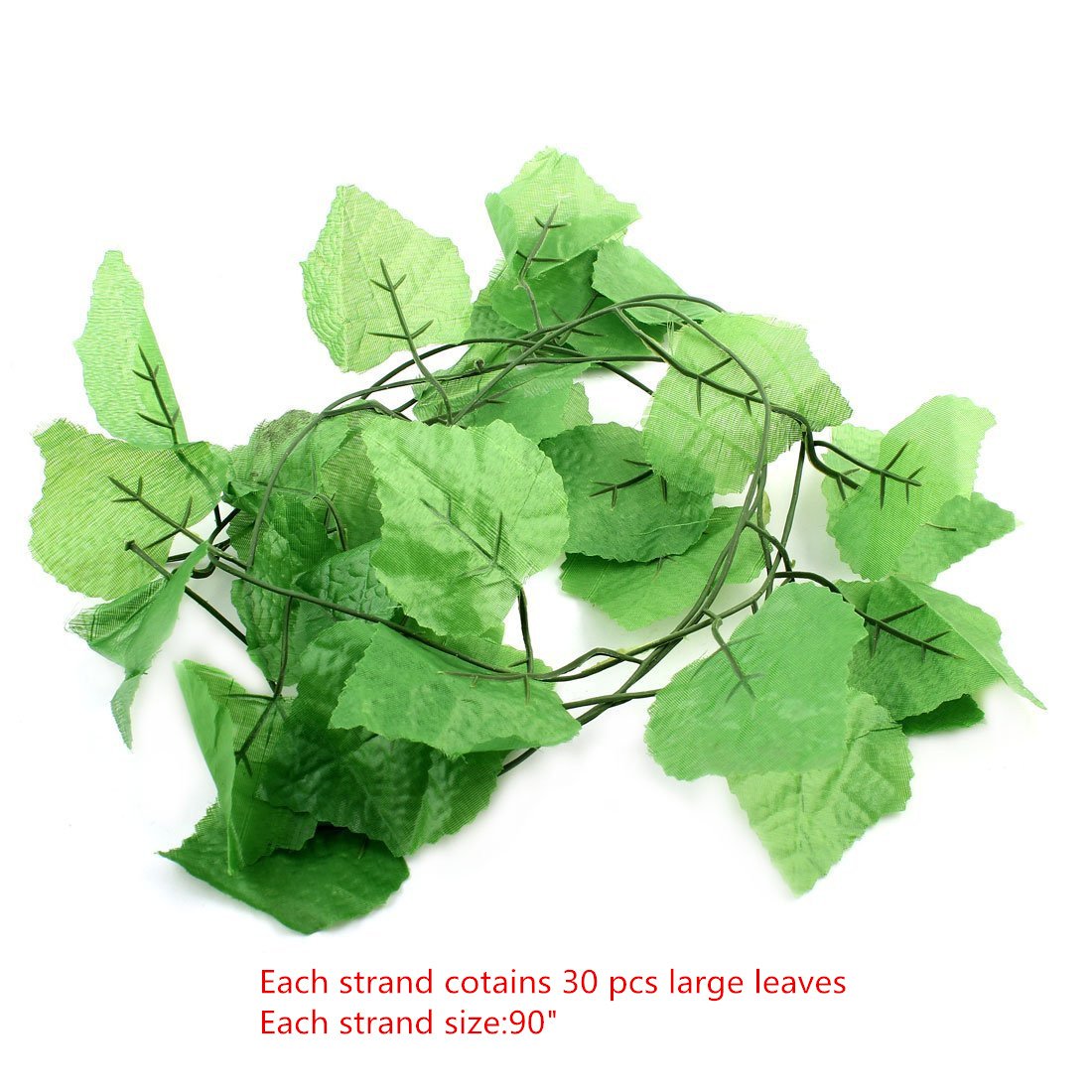 Hecaty 87 Ft 12 Strands Artificial Fake Grape Vines With 3 Strings
