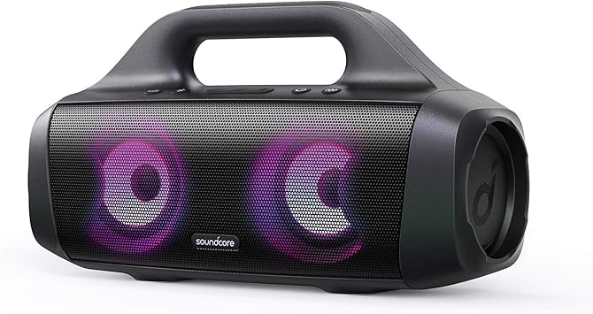 Amazon Com Anker Soundcore Select Pro Outdoor Bluetooth Speaker With Bassup Technology Ipx7 Waterproof 16h Playtime App Led Lights Built In Handle Portable Bluetooth Speaker For Outdoors Camping Electronics