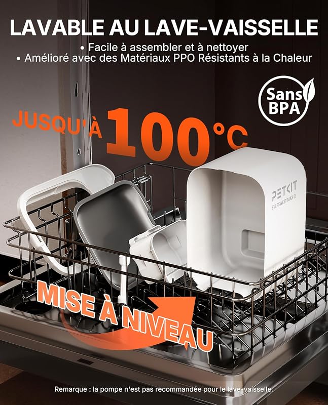 Fontaine à Eau Intelligente pour Chats, 3L sans Fil, Longévité de la Batterie, Modes de Débit Multiples, Ultra Silencieuse 26dB,Facile à Nettoyer, Contrôle Via App Bluetooth Courte Portée