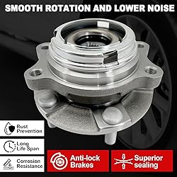 Pair 513335 Front Wheel Bearing Hub Assembly