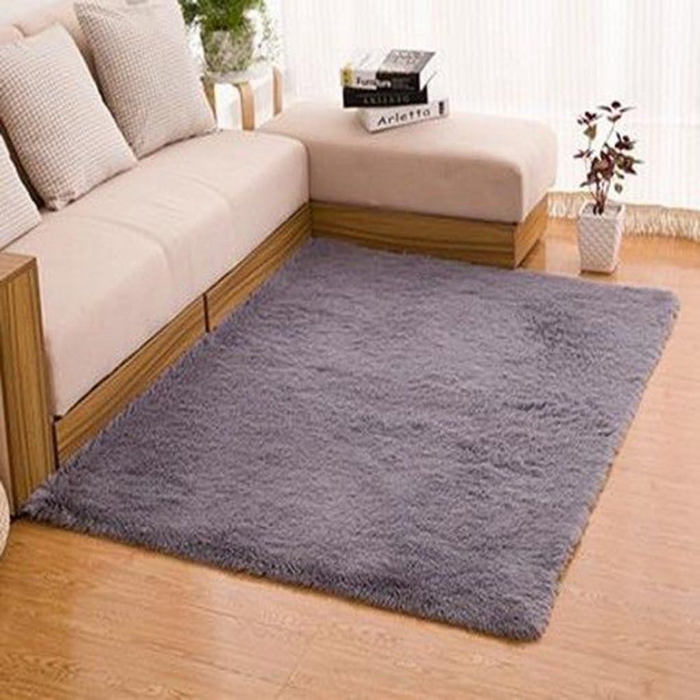 Gemini_mall® Plain Soft Shaggy Rug Area Rugs Living Room Bedroom Floor