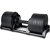 ROBURFLEX Adjustable Dumbbell (Single) 5-80lb, 5lb Increments, for Home Gym Fitness - Upto 20 weight settings