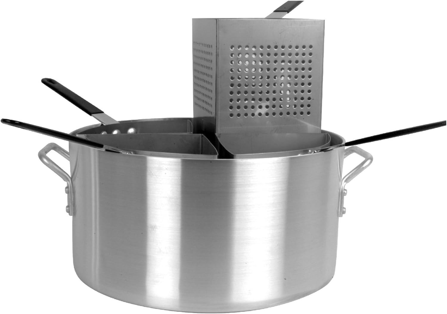 Thunder Group 5 Piece Set Aluminum Pasta Cookers