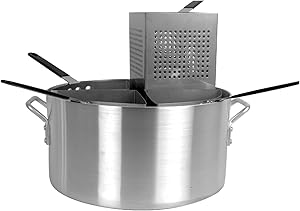 Thunder Group 5 Piece Set Aluminum Pasta Cookers