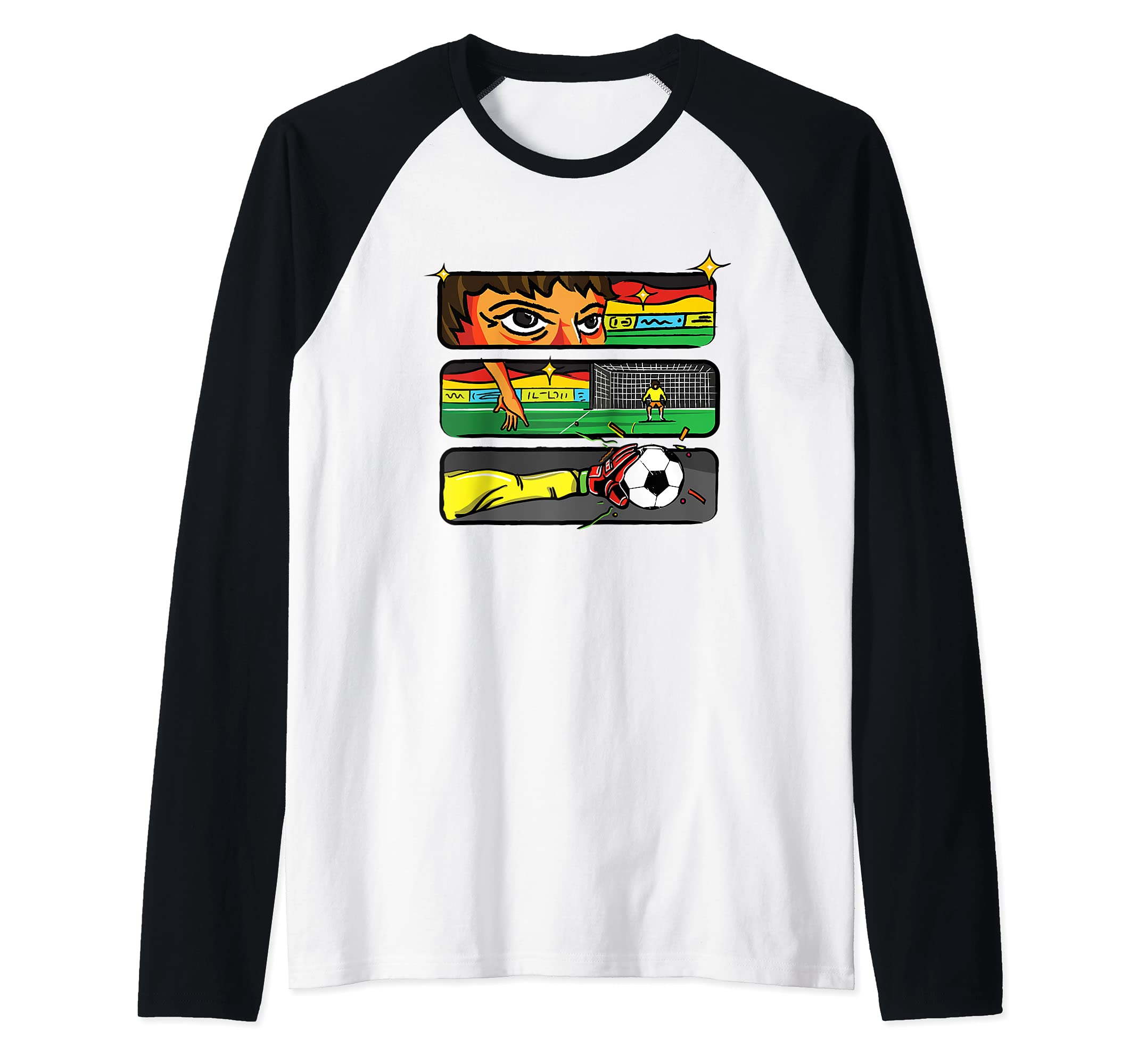 Flag Germany Raglan Baseball Tee