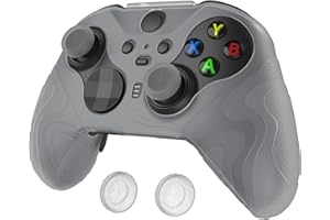PlayVital for Xbox Elite Series 2 Silicone Anti-Slip Grip Cover with Thumbstick Caps, Protective Textured Skin for Xbox Elite