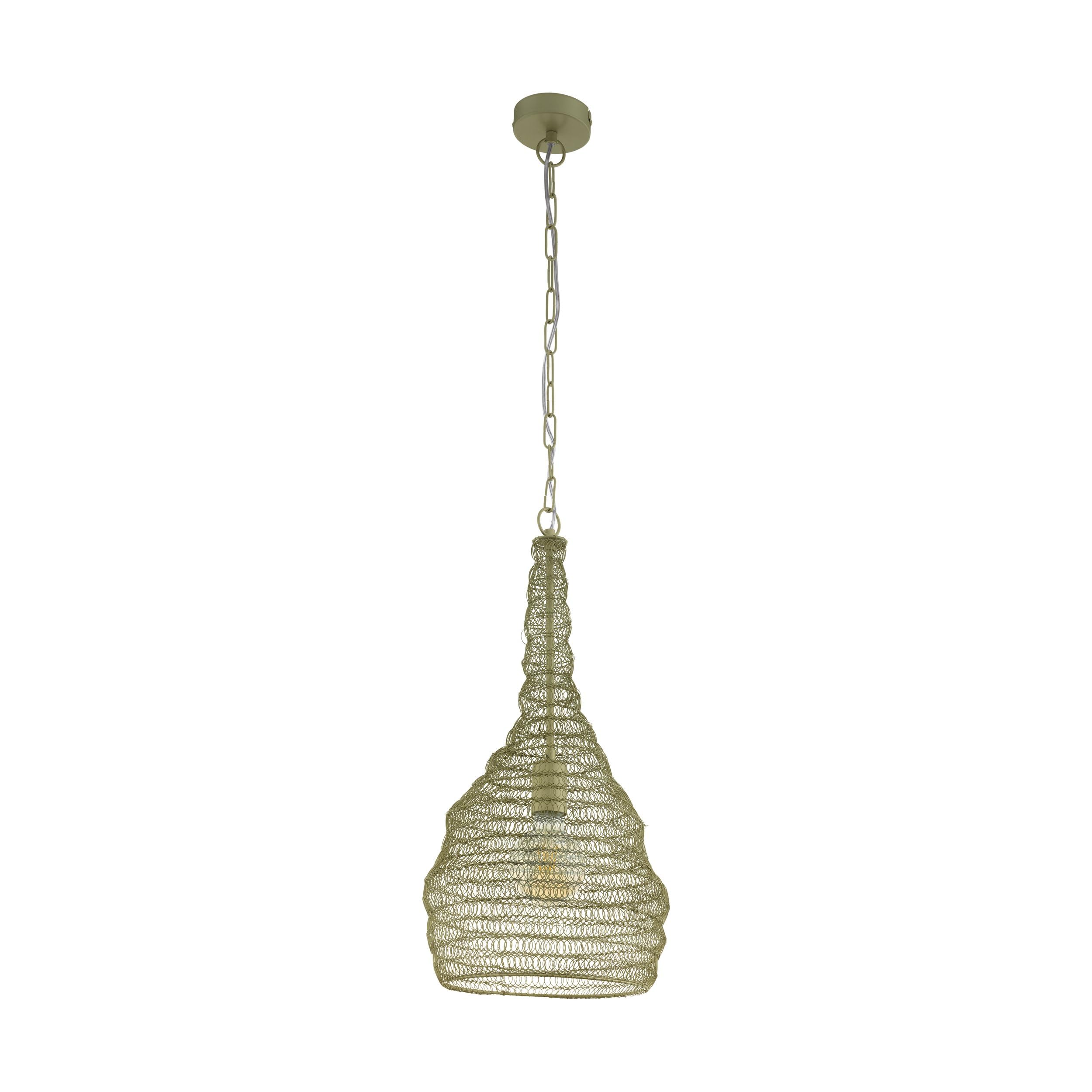Eglo Colt Pendant Light Steel 60 W Champagne