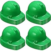 Sumind 48 Packs Construction Party Hats Kids Plastic Worker Helmet Bulk Toy for 3-8 Years Children Dress up Party Supplies(Green)