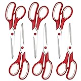 Red Scissors Bulk, Rkqoa 8" All Purpose Scissors