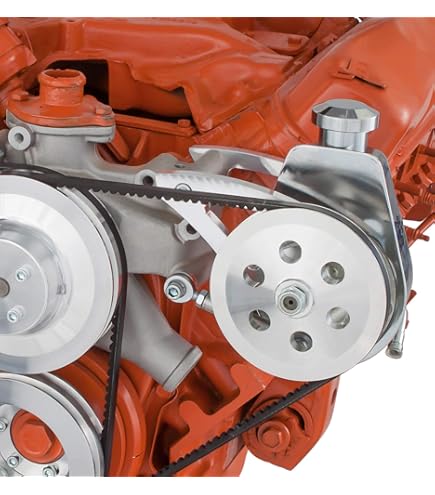 Kit Pulegge Serpentine Per Mopar Big Block 426 440 Hemi – Conversione In Alluminio Lucidato - Foto 13