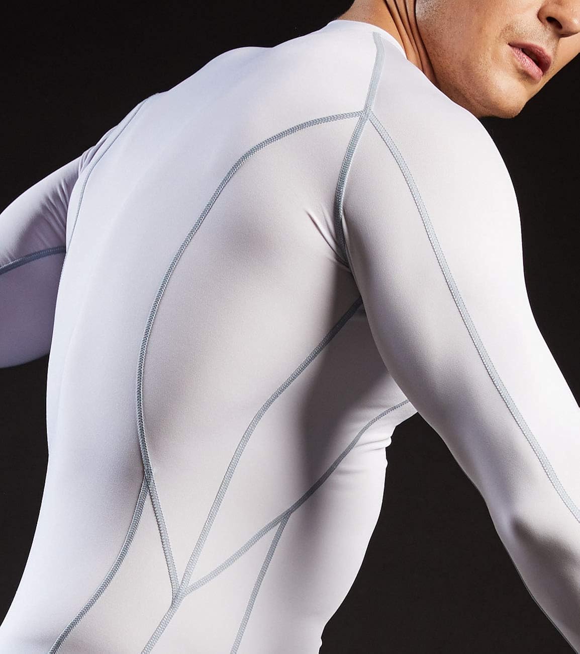 TSLA Men's Cool Dry Fit Long Sleeve Compression Shirts, Athletic Workout Shirt, Sports Base Layer T-Shirt: Clothing