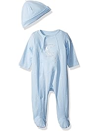 Little Me Boys' 2-Piece Footie & Cap Set