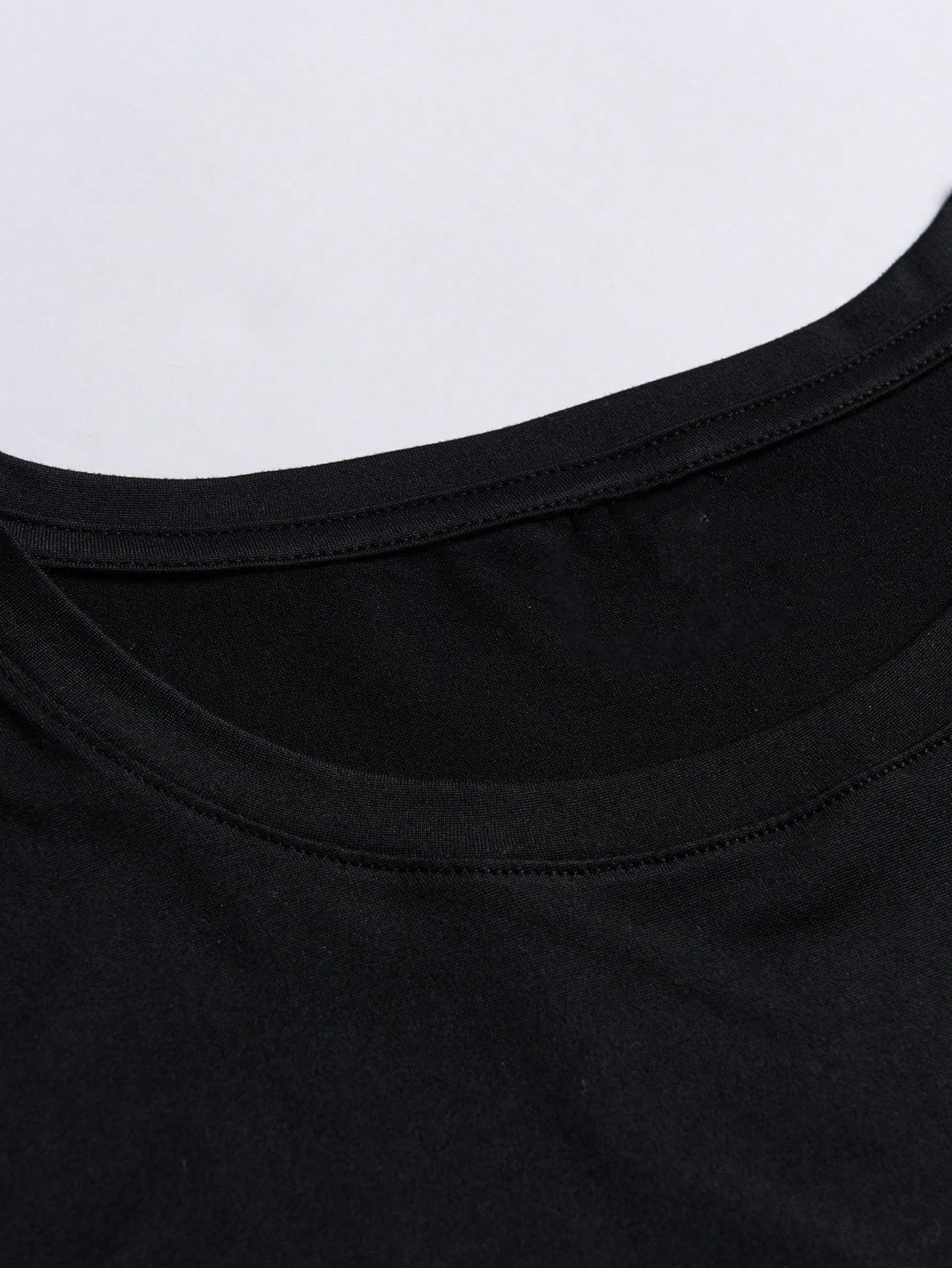 Floerns Men's Cross Print Short Sleeve T Shirt Crewneck Tee Shirts
