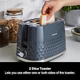 Morphy Richards Hive 2 Slice Toaster Grey 850W Variable Browning Anti-jam view 3